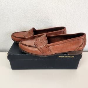 Ralph Lauren Penny Leather Loafers Brown Size 8M Women